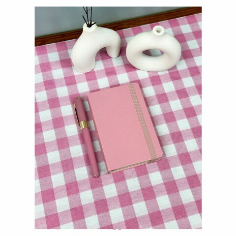 Victoria\'s Journals Classic 2024 Sert Kapak Günlük Ajanda 9x14 Pembe 123-9189