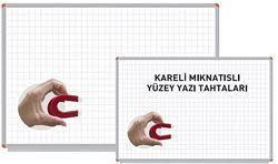 Akyazı Duvara Monte Manyetik Kareli Yazı Tahtası 120x270