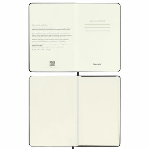 Victoria\'s Journals Classic 2024 Sert Kapak Günlük Ajanda 9x14 Kırmızı 123-9171