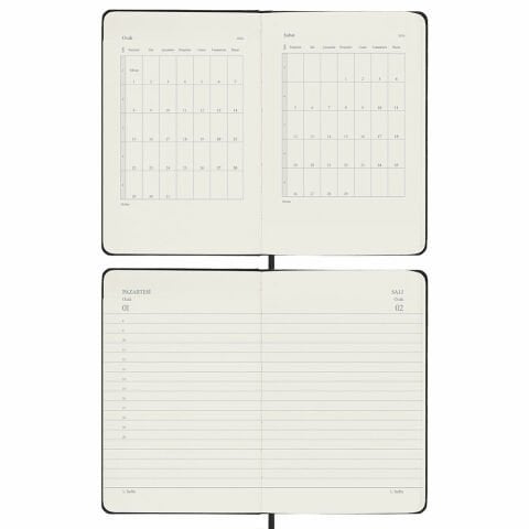 Victoria\'s Journals Classic 2024 Sert Kapak Günlük Ajanda 9x14 Yeşil 123-9188