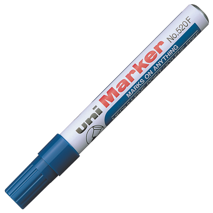 Uni MARKER 1-3 Koli Markörü Mavi