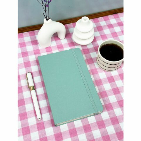 Victoria\'s Journals Classic 2024 Sert Kapak Günlük Ajanda Açık Mavi 13x21 123-9174