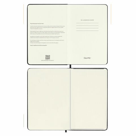 Victoria\'s Journals Classic 2024 Sert Kapak Günlük Ajanda Açık Lacivert 13x21 123-9170