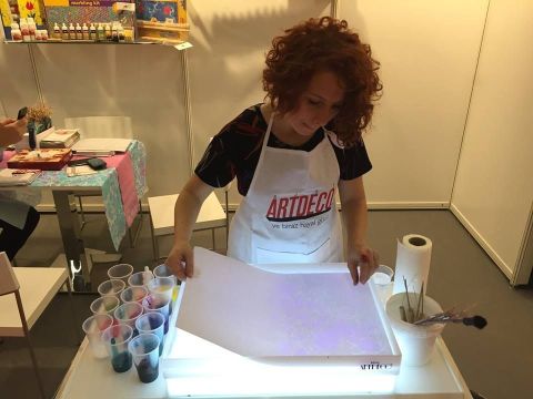 Artdeco Ebru Teknesi 25x35