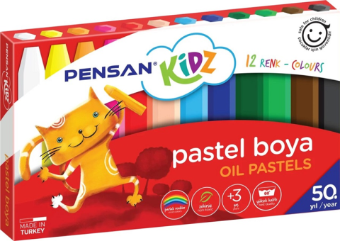 Pensan Pastel Boya 12 Renk