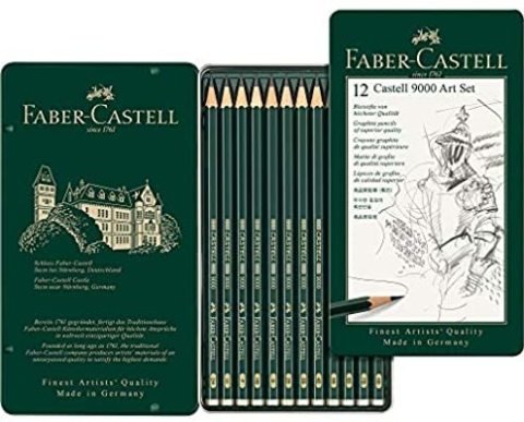 Faber Castell 9000 Dereceli Kurşun Kalem Seti 8B-2H