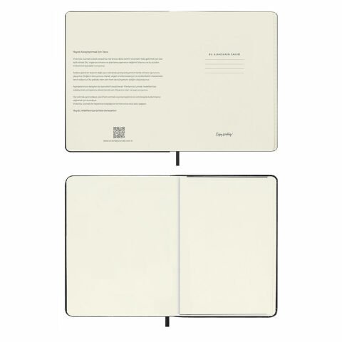 Victoria's Journals Classic 2024 Sert Kapak Haftalık Ajanda 19x25 Siyah 123-9146