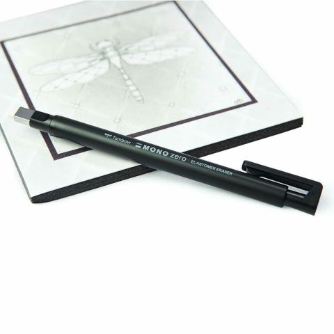 Tombow Mono Zero Basmalı Kalem Silgi Geniş Uç 2.5x5mm