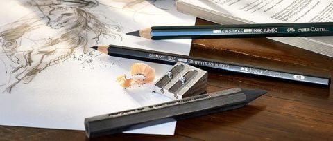 Faber Castell Pitt Monochrome İşlenmiş Kömür Seti 24'lü