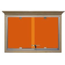 Camekanlı Kumaşlı Pano Ahşap Çerçeve 90x180