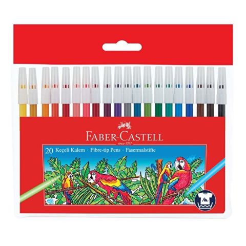 Faber Castell Keçeli Boya Kalemi 20 Renk