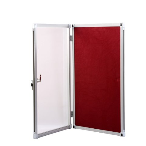 Akyazı Kapaklı Camekanlı Kumaşlı Pano İnce Alüminyum Çerçeve 60x90