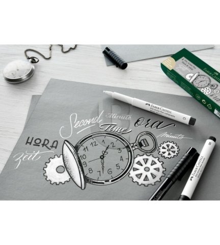 Faber Castell Pitt Kaligrafi Kalemi Beyaz 1.5mm