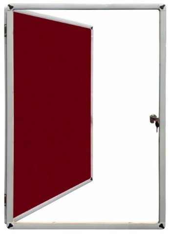 Akyazı Kapaklı Camekanlı Kumaşlı Pano İnce Alüminyum Çerçeve 90x120