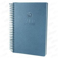 Gıpta VIP Spiralli Deri Kapak Defter A4 140yp.Çizgili