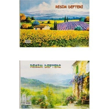 Alex Resim Defteri 35x50 Spiralli Kraft