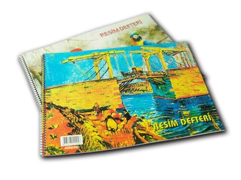 Alex Resim Defteri 35x50 Spiralli Kraft