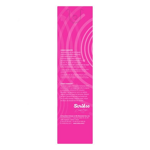 Scrikss Twist Versatil Kalem 0,7 Siyah-Pembe
