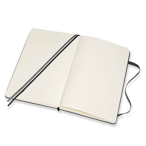 Moleskine Classic Expanded Yumuşak Kapak Çizgisiz Defter 13x21 Siyah
