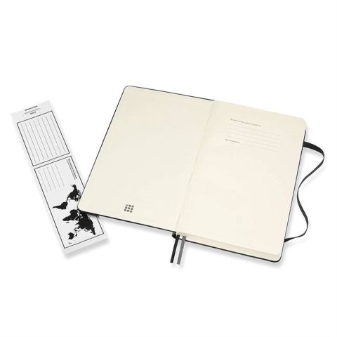 Moleskine Classic Expanded Yumuşak Kapak Çizgisiz Defter 13x21 Siyah