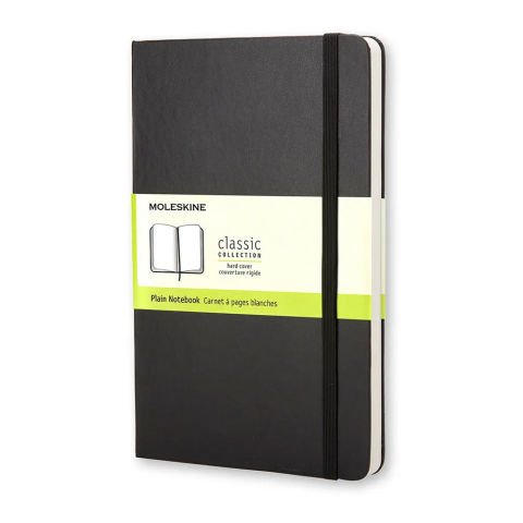 Moleskine Cep Boy 9x14 Sert Kapak Çizgisiz Defter Siyah KC1030