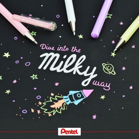 Pentel Hybrid Milky Jel Kalem 0.8 mm Pastel Orange