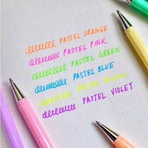 Pentel Hybrid Milky Jel Kalem 0.8 mm White