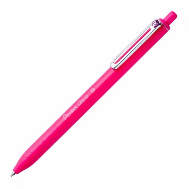 Pentel İzee 1.0mm Yağ Bazlı Tükenmez Kalem Pembe