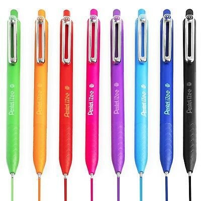 Pentel İzee 1.0mm Yağ Bazlı Tükenmez Kalem Açık Mavi