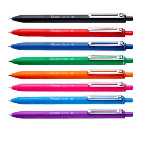 Pentel İzee 1.0mm Yağ Bazlı Tükenmez Kalem Açık Mavi