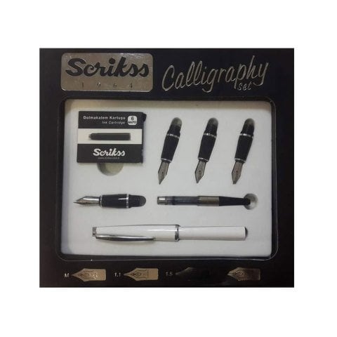 Scrikss Kaligrafi Seti Beyaz