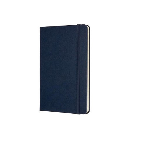 Moleskine Classic Sert Kapak Çizgili Defter 11.5x18 Safir Mavi