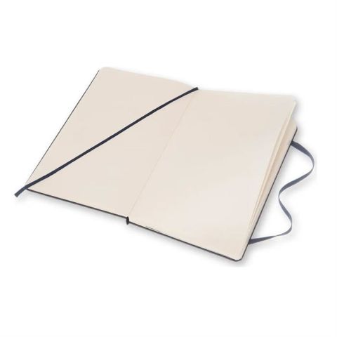 Moleskine Classic Sert Kapak Çizgisiz Defter 13X21 Safir Mavi