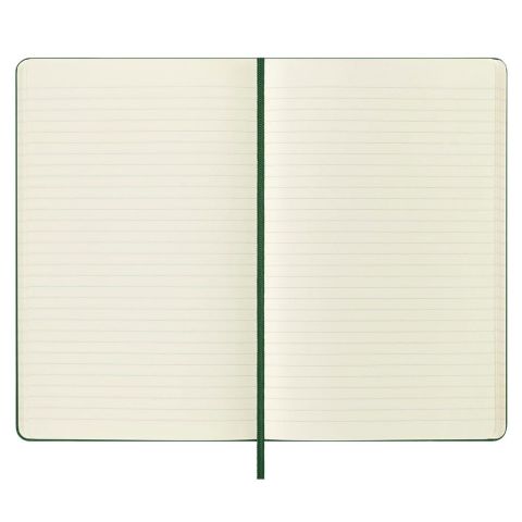 Moleskine Classic Sert Kapak Çizgili Defter 13X21 Mersin Yeşili