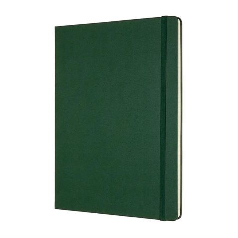 Moleskine Classic Sert Kapak Çizgisiz Defter 19X25 Mersin Yeşili