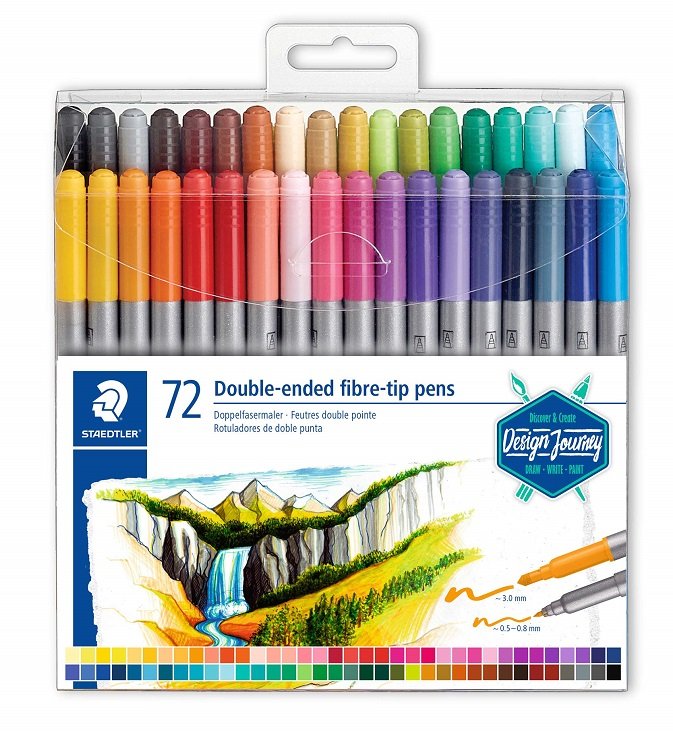 Staedtler Keçeli Kalem Çift Uçlu 72 Renk