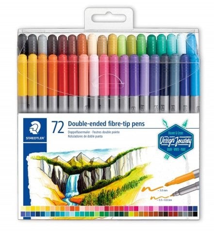 Staedtler Keçeli Kalem Çift Uçlu 72 Renk