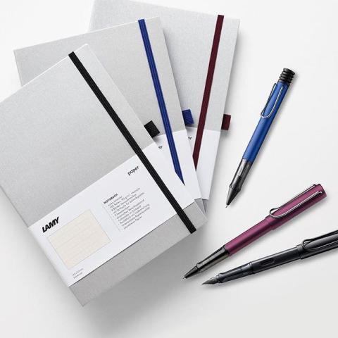 Lamy Sert Kapak Defter Çizgili A5 Siyah