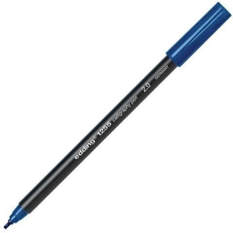 Edding 1255 Kaligrafi Kalemi 2mm. Çelik Mavi