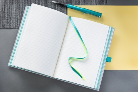 Lamy Sert Kapak Defter Çizgili A6 Lacivert