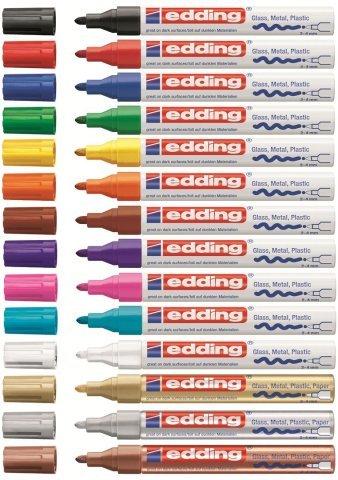 Edding 750 Tam Örtücü Boya Markörü Altın