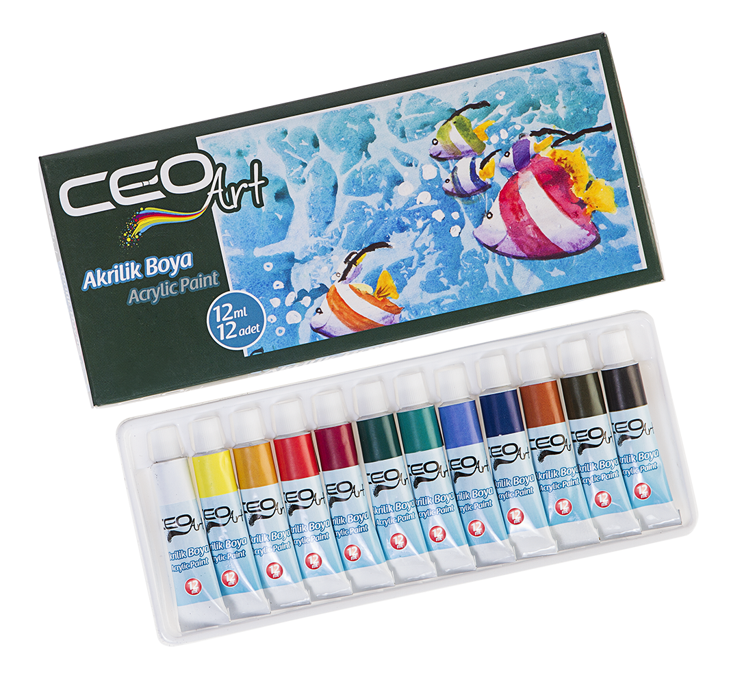 Ceoart Akrilik Boya Seti 12ml