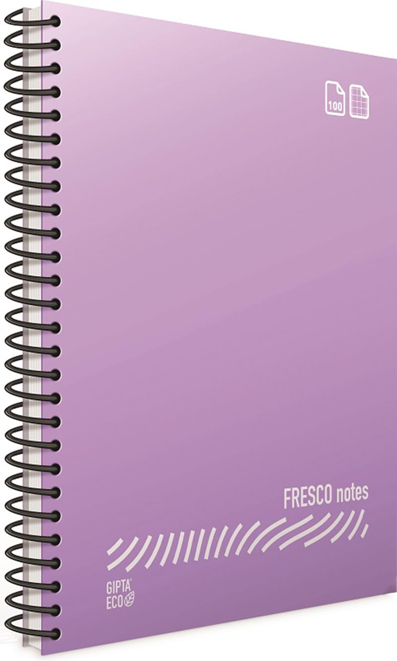 Gıpta Fresco A4 Spiralli PP Kapak Defter 72yp.Çizgili