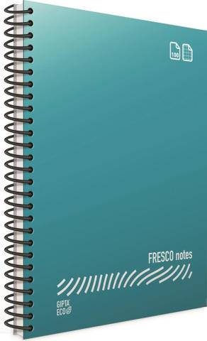 Gıpta Fresco A4 Spiralli PP Kapak Defter 80yp.Kareli
