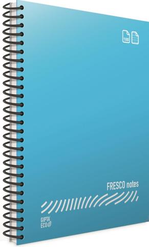 Gıpta Fresco A4 Spiralli PP Kapak Defter 96yp.Kareli