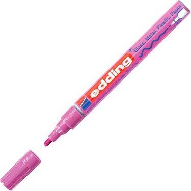 Edding 751 Boya Dekorasyon Markörü Metalik Pembe