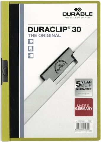 Durable Duraclip Original 30 Sayfa Kapasiteli - Yeşil