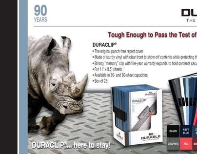 Durable Euroclip Original 30 Sayfa Kapasiteli - Yeşil