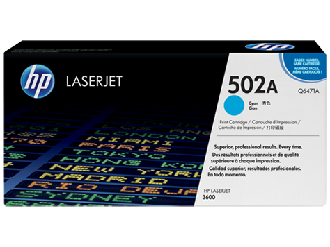 HP 502A Camgöbeği Orijinal LaserJet Toner Kartuşu (Q6471A)