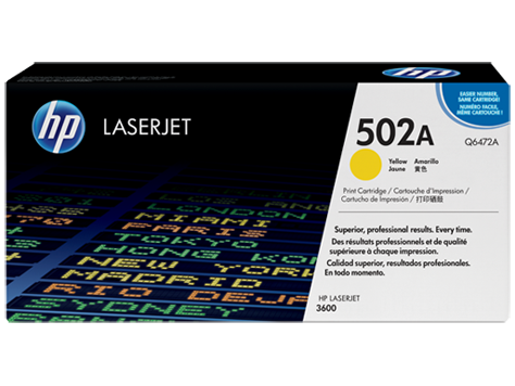 HP 502A Sarı Orijinal LaserJet Toner Kartuşu (Q6472A)